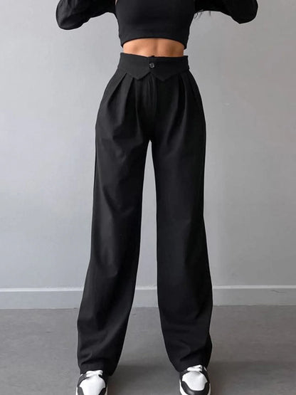 Pantalon street avec ceinture pliée