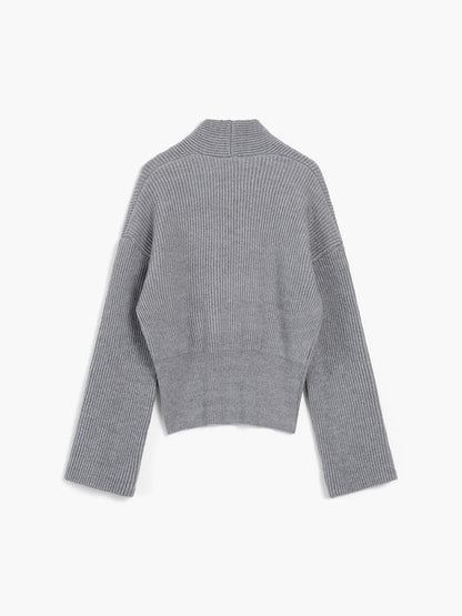 Eleganter Wickelpullover