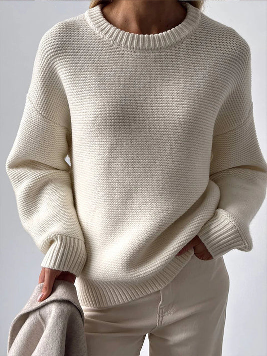 Pull en maille de coton